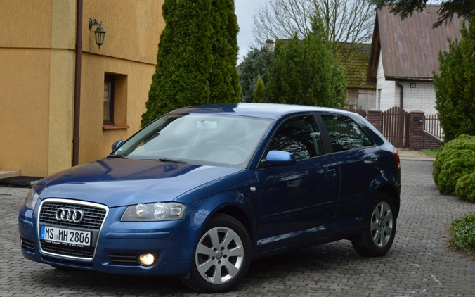 Audi A3 cena 15900 przebieg: 197356, rok produkcji 2008 z Szklarska Poręba małe 781